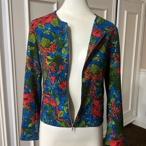 🍃🌺 ZARA - 'Basic' Colorful New Floral Blazer 🍃